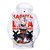 Sweats à capuche pour hommes Kaguya imprimé en 3D mode automne Winer costume vêtements de sport à capuche HIP HOP femmes/hommes le