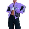 Frauenjacken Frauenjacke Herbst und Winter Hip-Hop Street American Style Reißverschluss Cardigan Motorradanzug Y2K Retro Fashion Ins Trend 230726