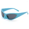 Lunettes De Soleil Tendances Punk 2000'S Hommes Marque Designer Y2k Sport Lunettes De Soleil Lunettes Femmes En Plein Air Nuances Lunettes UV400 De Sol Oculos