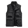 Men's Vests FGKKS Men Outdoor Vest Multi-Pocket Solid Color Fishing Director Reporter Work Waistcoat Pography Casual Vest Jacket Male 230725