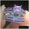 クラスターリングダイヤモンドセット女性のための婚約指輪クリスタルファッションジュエリーウィルとサンディドロップ配信DH953