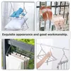 Appendiabiti per interni Stendibiancheria Acciaio inossidabile Appeso per finestre Scarpe Macrame Appendiabiti Organizer Scaffale