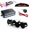 Ny DC12V LED Bibibi Car Parking 4 Sensorer Auto Car Reverse Säkerhetskopiering Bakre summer Radarsystem Kit Sound Alarm223E