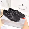 Black Leather Loafers Shoes For Men Classic Penny Oxfords Gentleman Moccasins Casual Driving Sneakers Business Wedding Party
