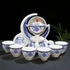 Xícaras de chá Conjunto matcha highend Conjunto semiautomático estilo chinês cerâmica juego de te Cerâmica Kungfu Bule Sala de estar Office Maker 230726