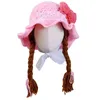 Berretti Cappelli Cappelli fatti a mano per bambina Parrucca per bambina Cappello Parrucche per bambini Brades Kid Berretti per cappelli all'uncinetto con trecce Bebe Pography Puntelli Copricapo 1-6 anni 230725