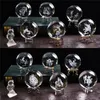 Decorative Objects Figurines 60 MM 3D Zodiac Sign Star Crystal Ball Laser Engraved Glass Sphere Craft Home Decor Birthday Gift Ornament 230725