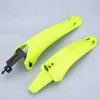 Bike Fender 1 Pair Bicycle Mudguard Mountain Bike Fenders Set Mud Guards Bicycle Mudguard Wings For Bicycle FrontRear Fenders 230725