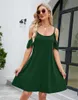 Lu Party Dress Summer Ny Casual Suspended Tank Top Off Axel Ruffle Sleeve Dress Womens Dress Fashion Beach