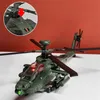 航空機Modle America AH-64 Apacheユーティリティアロイヘリコプター飛行機モデルシミュレーションメタルフライングモデルサウンドアンドライトチルドレントイギフト230725