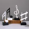 Decorative Objects Figurines musical notes resin statue Wine cabinet home decor living room decoration Modern study objects parlor vintage figurines 230726