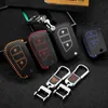 Car Key Bag leather key cover 2015-2020 For Toyota Highlander Rav4 car key case holder car accessories240C