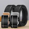 Belts Men Belt Durable Anti-slip Men's Business With Smooth Faux Leather Alloy Buckle For Meetings Commutes Double Slide Rail