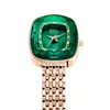 Montres pour femmes WIILAA Vert Diamant Style De Luxe Femmes Montre À Quartz Creative Unique Dames Montre-Bracelet Pour Femme Horloge relogio feminino 230725