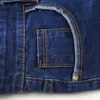 Jeans da uomo Jeans di marca Uomo Pantaloni di jeans elasticizzati larghi dritti di alta qualità Pantaloni da uomo Jeans da uomo d'affari blu Taglia grande 40 42 44 L230724