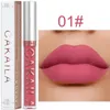 Lip Gloss Long Lasting Velvet Matte Nude Brown Waterproof Liquid Lipstick Lips Makeup Women Beauty Red Non-stick Cup