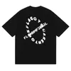 Camisetas Masculinas Letras LACIBLE Gráfico Harajuku Missing Streetwear Oversized Solto Casual Algodão Camisetas Masculinas Verão Manga Curta