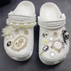 靴部品アクセサリーブランドshoe for Shoes Brooch Jewelry Girl Pearl Decaration人工ダイヤモンドアクセサリーバックルチェーン靴230725