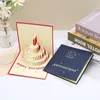 3D Pop Up Cartes D'anniversaire Joyeux Anniversaire Carte Cartes Postales Gâteau D'anniversaire Cartes De Voeux Cadeau Décorations De Fête W0070