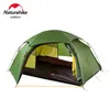 Tenten en Schuilplaatsen Cloud 2 Mensen Tent T-type Rits Camping Tent 20D Nylon Tent Dubbele Lagen Wandelen Reizen Backpacken Tent 230725