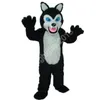 Novo adulto super fofo vendas imperdíveis lobo preto mascote fantasia tema dos desenhos animados vestido extravagante roupas de performance de carnaval festa roupa ao ar livre