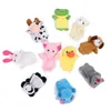 Burattini Burattini da dito Baby Mini Animal Educational Hand Fingertip Toys Cartoon Animal Christmas Plush doll Giocattoli di peluche per bambini Regalo 230726