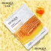 Autres articles de santé et de beauté Concombre Bioaqua Miel de Centella Avocat Feuille de masque facial hydratant Grenade Aloe Plant Masks Drop D Dhqaj