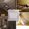 Wandlamp Vierkant Licht Stap LED 1.5w Inbouwtrap Binnenverlichting Nachtlampje Trap Gang Foyer Keuken