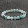 Pulsera de cuentas de gemas de piedra natural Chakra Reiki Meditación Pulseras curativas Brazaletes para Mujeres Hombres Encanto Joyería de amistad Gifts210f