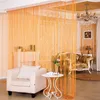 Kurtyna błyszcząca srebrna linia frędzla W1M H2M Valance Divider Divider Wedding Window Domowe drzwi