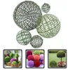 Decorative Flowers 5 Pcs Wedding Frames Cage Ball-flower Holder Wreath DIY Supplies Plastic Woodland Nursery Decor Shelf