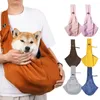 Köpek Taşıyıcı Çanta Pet Out Crossbody Omuz Açık Seyahat Taşınabilir Cat Puppy Sling Pamuk Konforlu Tote Taşıma Malzemeleri