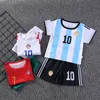 衣類セットサマーボーイズフットボールスーツキッズ幼児幼児スポーツTシャツショーツ2 PCSセット子供競技衣装セット230725