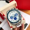 Relógios de pulso de aço inoxidável Omeg para homens 2023 novos relógios masculinos com todos os mostradores relógios de quartzo de alta marca de luxo relógio masculino moda qa2