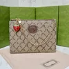 Designer Bags Strawberry Women Short Wallet Luxury Brand Letter Printing Buckle Flap Clutch Bags Zipper Pocket Multi Card Zero Wallet Coin Purses Shouder Bags Totes