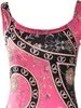 Платья плюс платья LW Plus Size Pless Baroque Print платье Bodycon Summer Sexy Tank Maxi платье элегантное женское день рождения клуб Sundress 230726