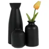 Vases 3 pièces ensemble de vase en céramique pour herbe de pampa décoratif fleur ornement minimaliste élégant ferme