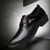 Sapatos sociais de couro de marca de luxo masculino moda formal Oxford design de negócios para homens pontudos tamanho grande 230725