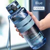 Tumblers 1L 1 5L 2L Fitness Sports Water Water Bottle Большая емкость экологически чистые пластиковые портативные утечки Shaker Fruit Drink BPA бесплатно 230725