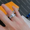 Luxury Diamond Ring Designer Par Ring Högkvalitativ guldsilverringar för män Kvinnsjubileumsjubileum