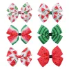 6 Colors Watermelon Printed Bows Clips Accessories Baby Girls Grosgrain Ribbon Hairpins Barrettes Kids GiftsZZ