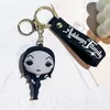 Cute Anime Keychain Charm Key Ring Fob Pendant Lovely Anime Nerdy Doll Couple Students Personalized Creative Valentine's Day Gift Small Pendant A4 UPS