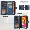 Billeteras múltiples tragamonedas de tarjetas para Oppo Find X3 X3 X5 Reno 5 Pro Plus Reno 4 Lite 5Z 5G 4Z 4F 5F A93 Cubierta de cuero Flip Flip Willet Flip