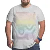 Polos masculinos LGBT Pride T-shirts tamanho grande camisetas em branco moletom masculino casual estiloso