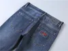 Calça de jeans de grife calças de linho de linho Hip Hop Men Jeans angustiado Rapped Biker Slim Fit Motorcycle Denim para homens M-3xl FD6