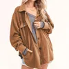 Women's Jackets Women Casual Coat Long Sleeve Shirts Jacket With Pockets Womens Petite Plane Puff Vest