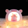 Ночные светильники мультфильм свиньи очаровательный внешний вид длительный срок службы декоративные светильники домашние принадлежности