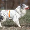 개 의류 반사 애완 동물 작은 개 옷을위한 작은 개 방 방수 강아지 코트 비옷 재킷 우주 비행사 개 의상 230725