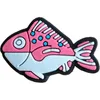 Shoe Parts Accessories High Quality Fish Pattern Charm Fit For Clog Texas Decoration Wholesale Drop Delivery