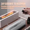 Kinscoter Aroma Diffuser Humidificateur d'air Ultrasonic Cool Mist Maker Fogger LED Huile Essentielle Flamme Lampe Difusor 230725